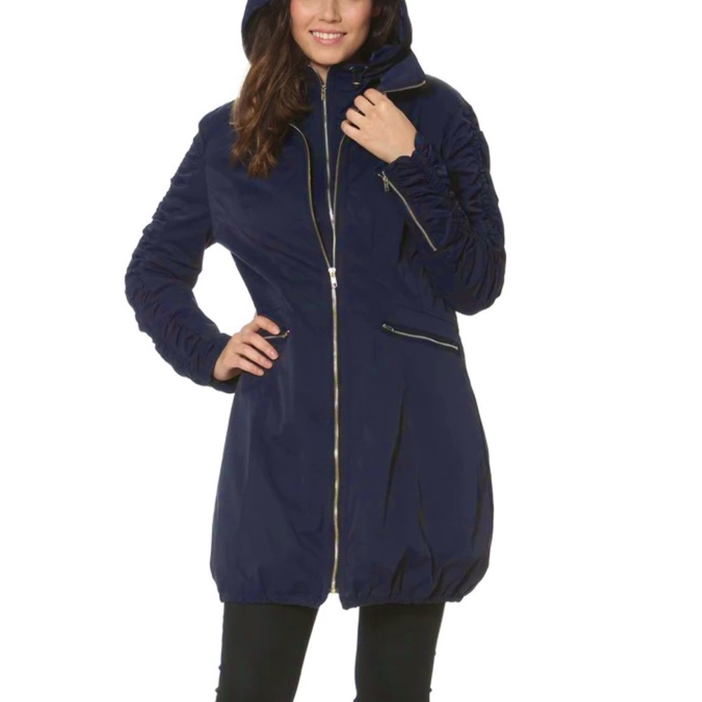 Ciao Milano Elena Jacket Sz L In Navy